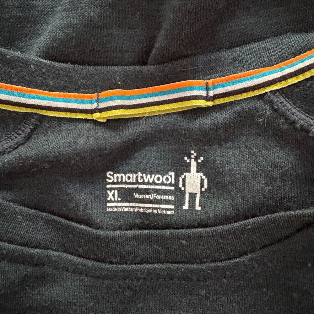 Smartwool Long-Sleeve Crew in Deep Teal - Picture 5 of 6